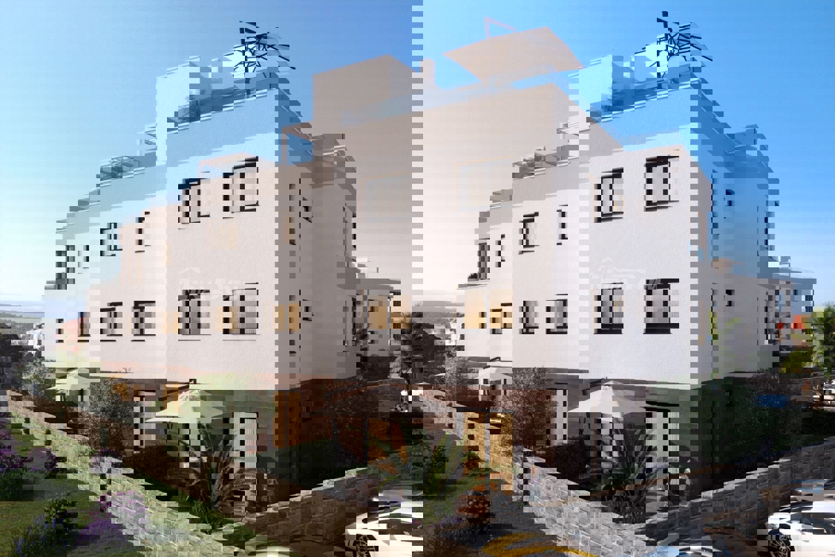 Zadar–Zaton – Appartamento moderno con terrazza sul tetto, a 80 m dalla spiaggia