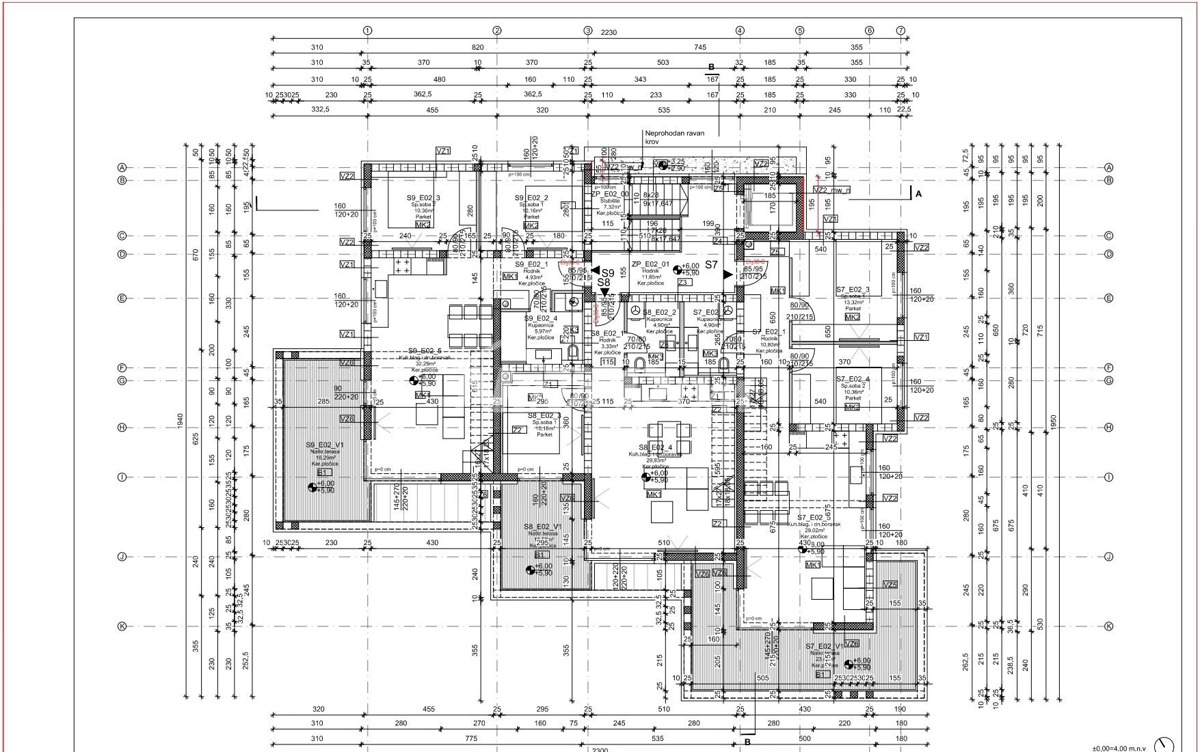 Zadar–Zaton – Appartamento moderno con terrazza sul tetto, a 80 m dalla spiaggia