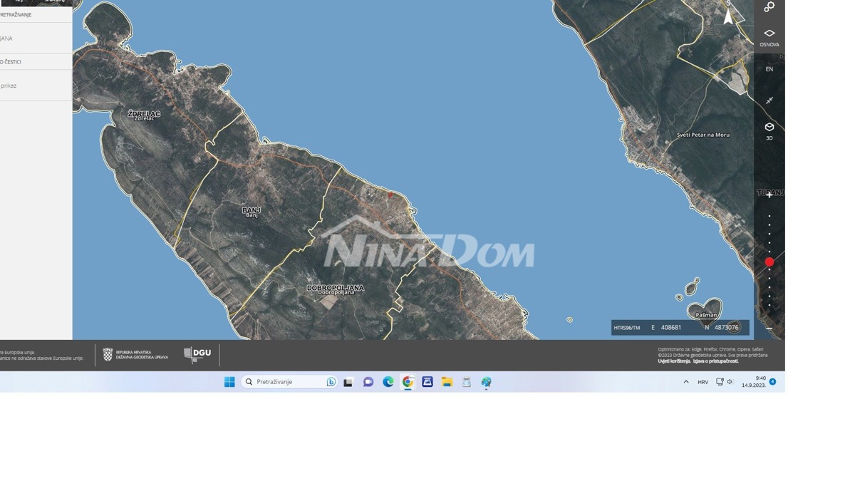 1a fila al mare, terreno edificabile di 1736m2-3109m2