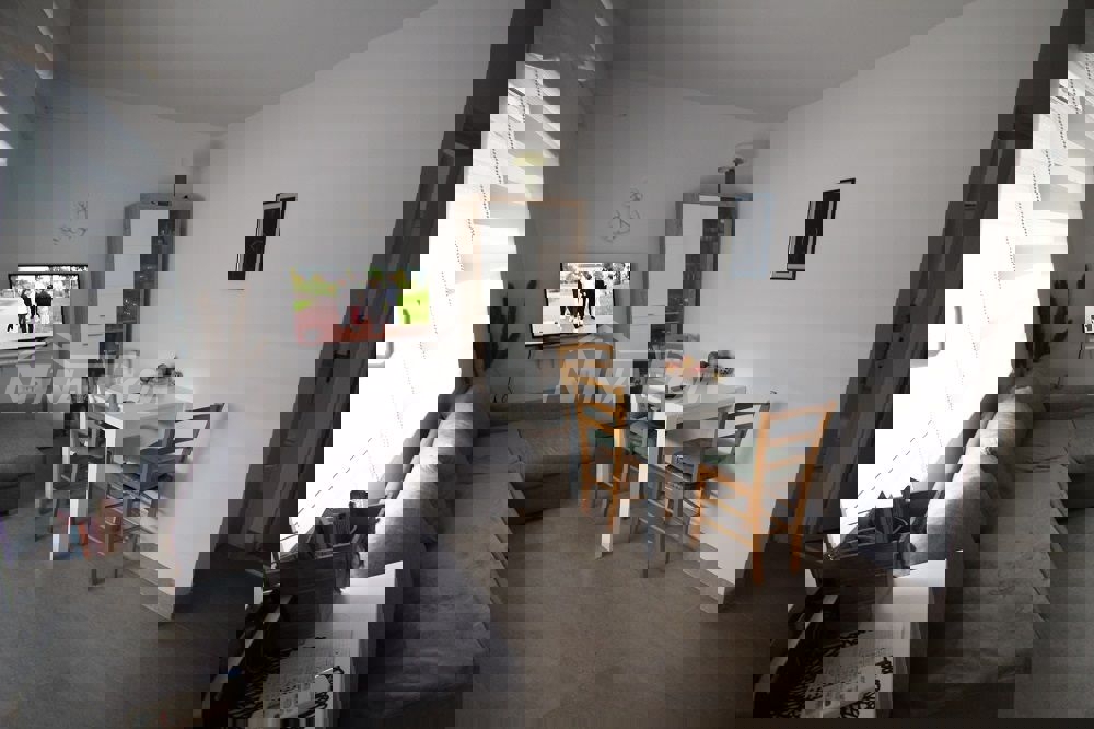 Appartamento a schiera con due camere da letto, vicino al centro