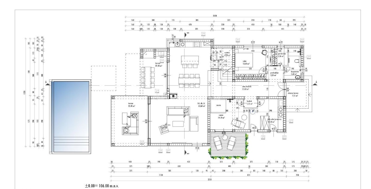 In Vendita! Villa con Vista Panoramica sul Mare - Alta Costruzione Roh-Bau