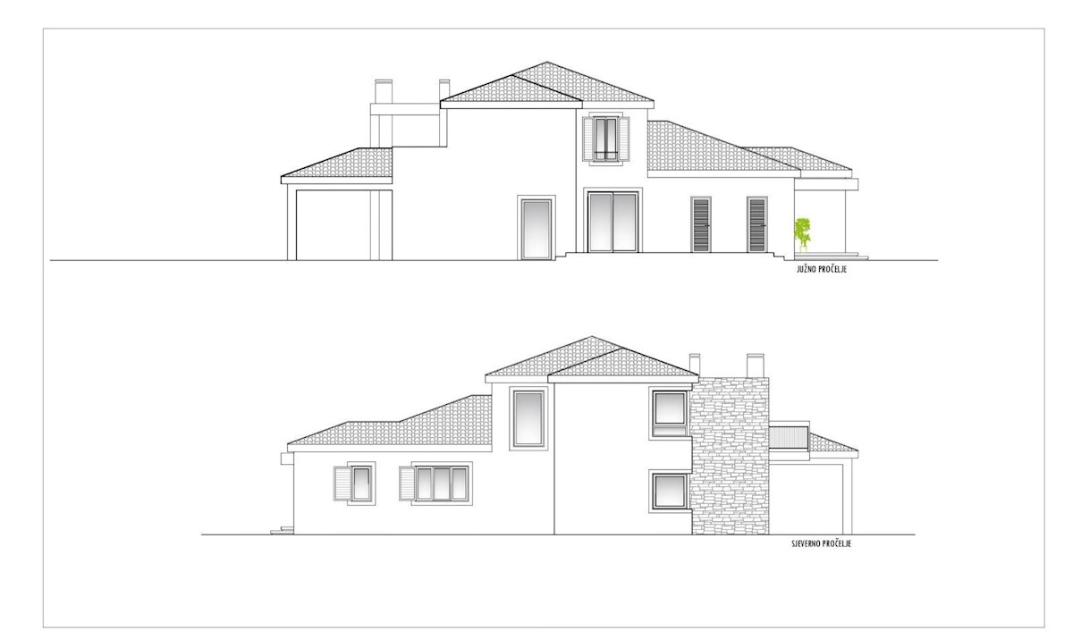 In Vendita! Villa con Vista Panoramica sul Mare - Alta Costruzione Roh-Bau