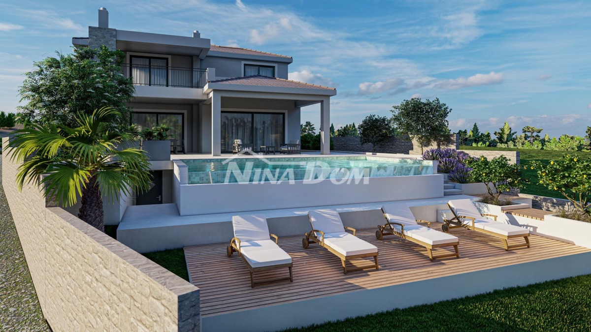 In Vendita! Villa con Vista Panoramica sul Mare - Alta Costruzione Roh-Bau