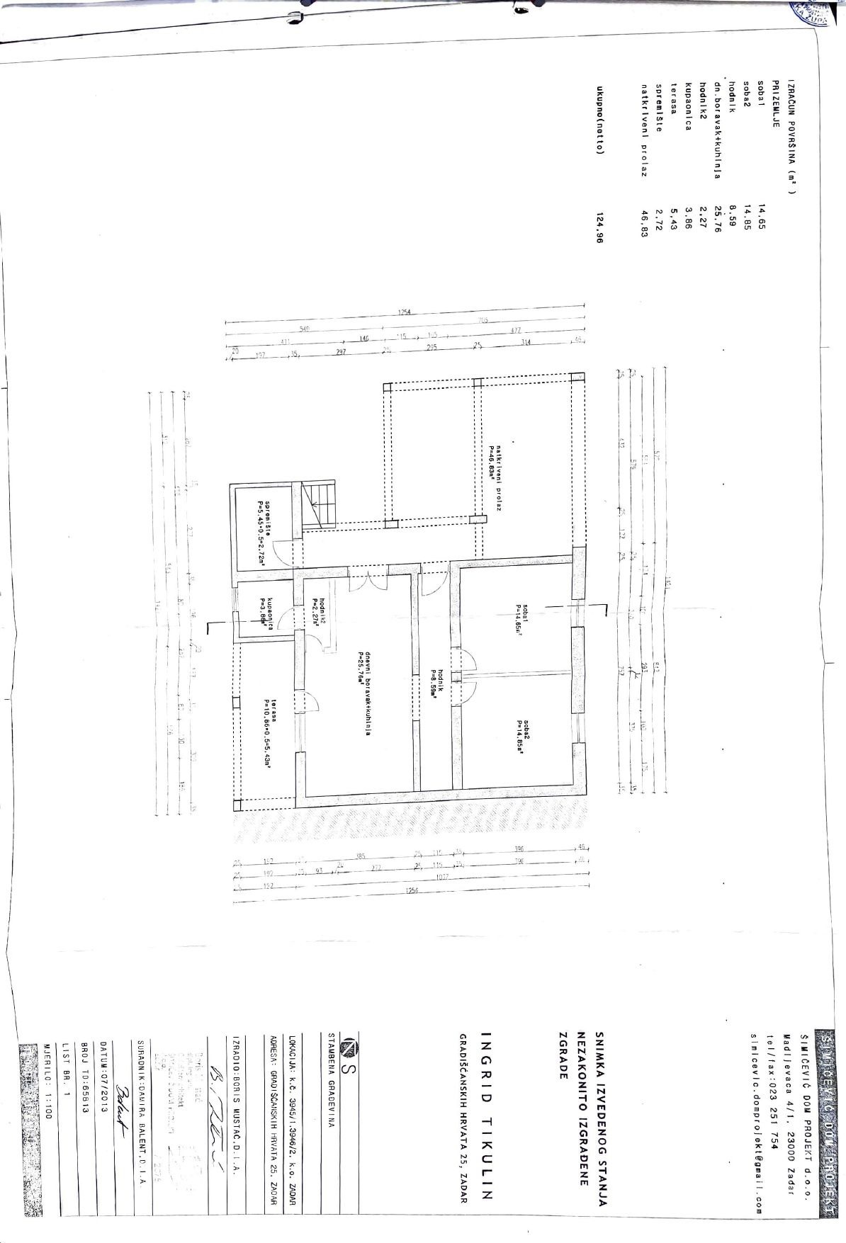 Palazzina a 100 metri dalla sala Višnjik Zadar