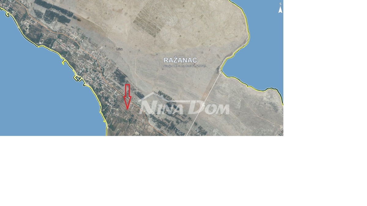 In vendita! Terreno edificabile a Rtina Miočići, Zadar