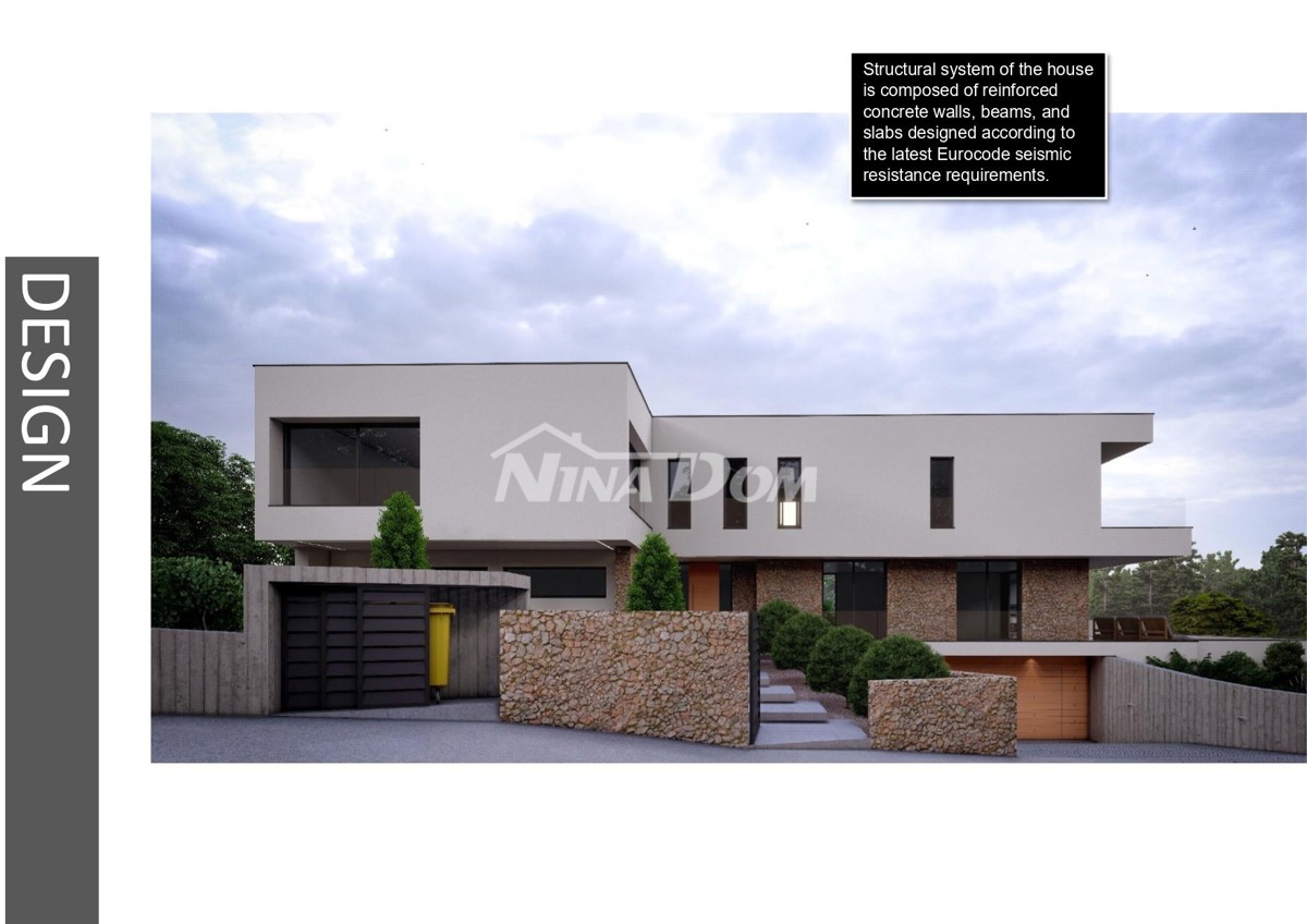 Villa di lusso con vista sul mare aperto