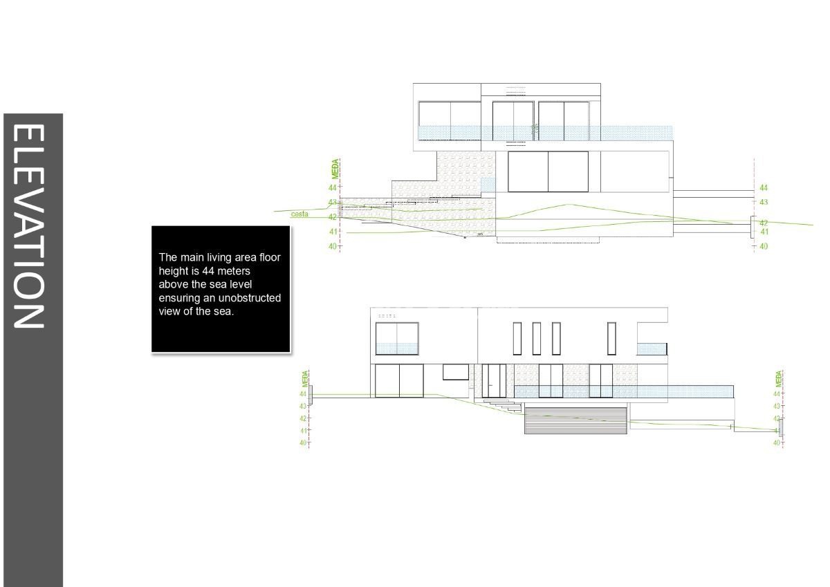 Villa di lusso con vista sul mare aperto