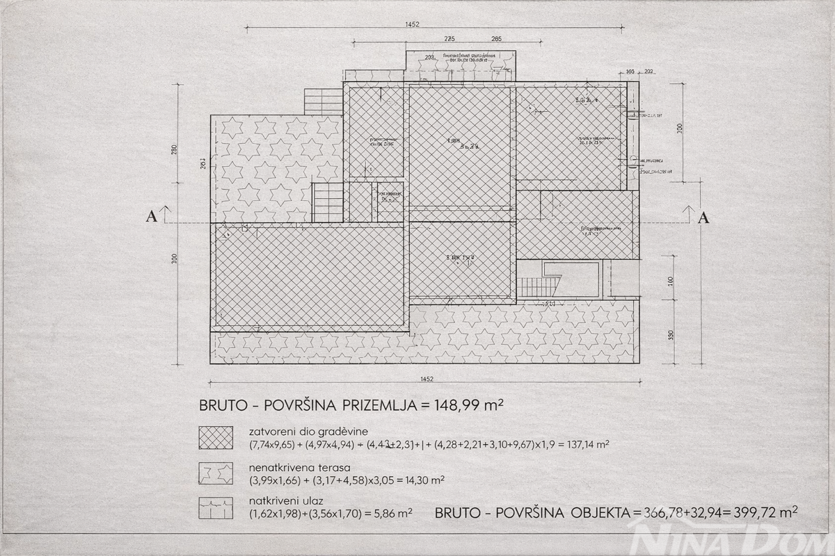 Dalmazia – Casa d’investimento con 7 appartamenti e ampio terreno