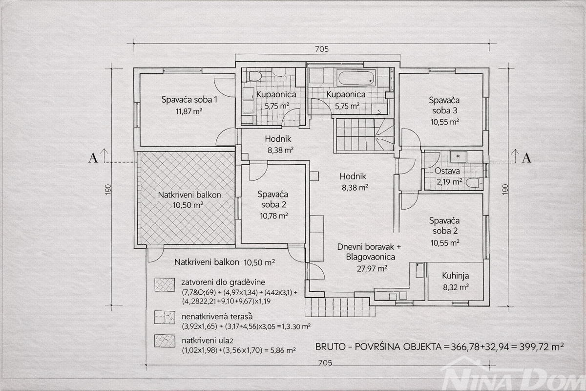 Dalmazia – Casa d’investimento con 7 appartamenti e ampio terreno