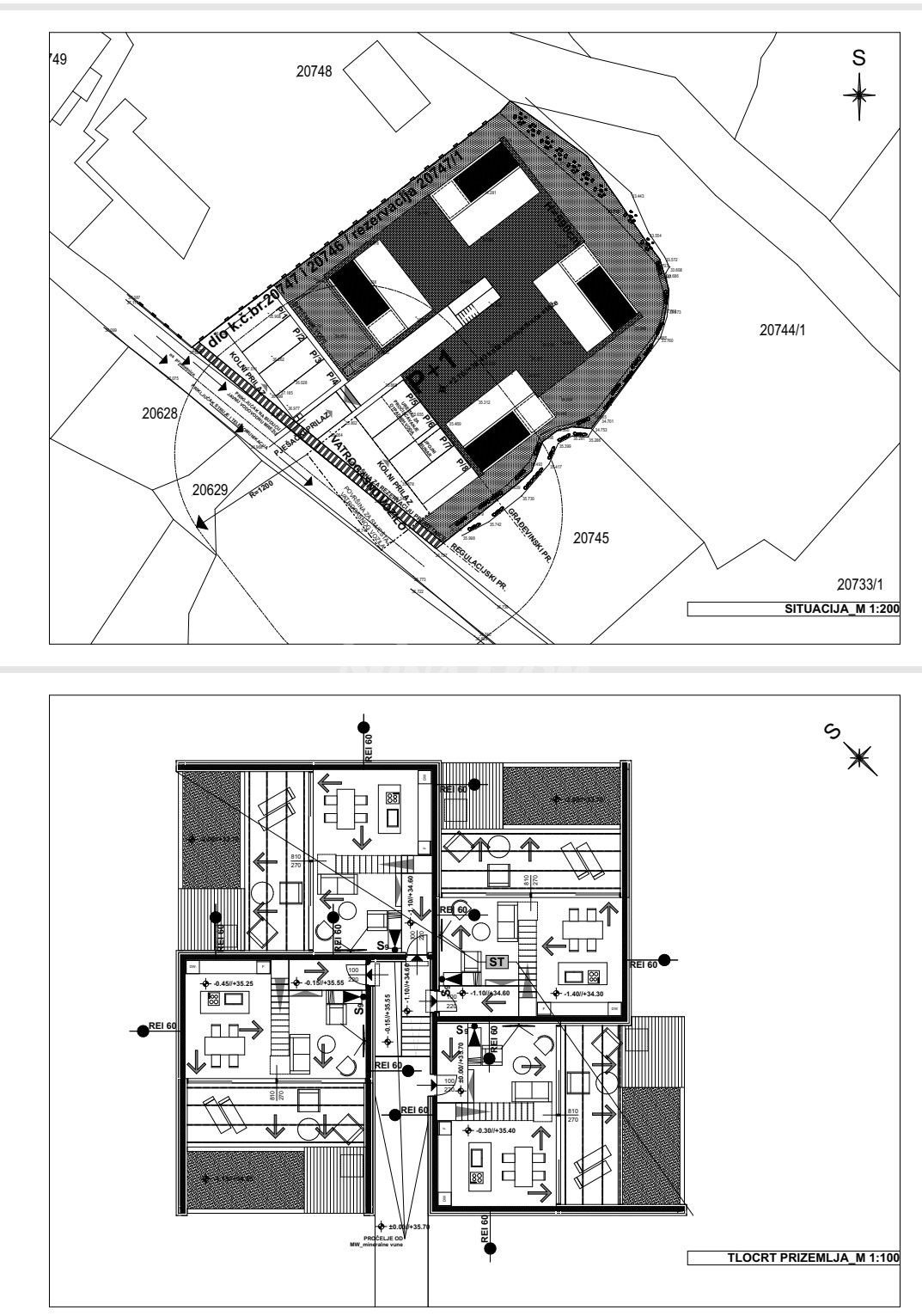 Terreno edificabile con permesso di costruzione per 4 appartamenti, Sali, Isola Lunga