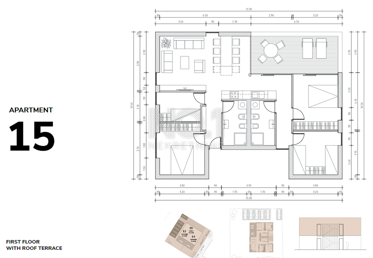 Appartamento Brtonigla, 108,20m2