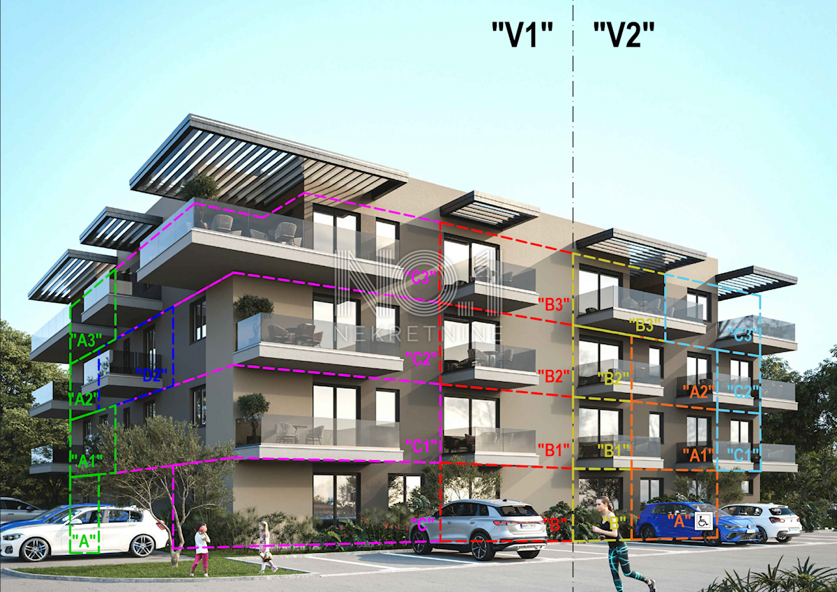 Vabriga - appartamenti in palazzina di recente costruzione