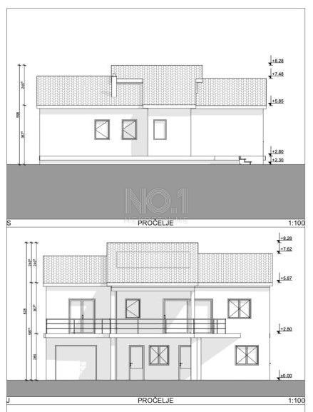 Smrika - vendita di una casa bifamiliare con vista sul mare