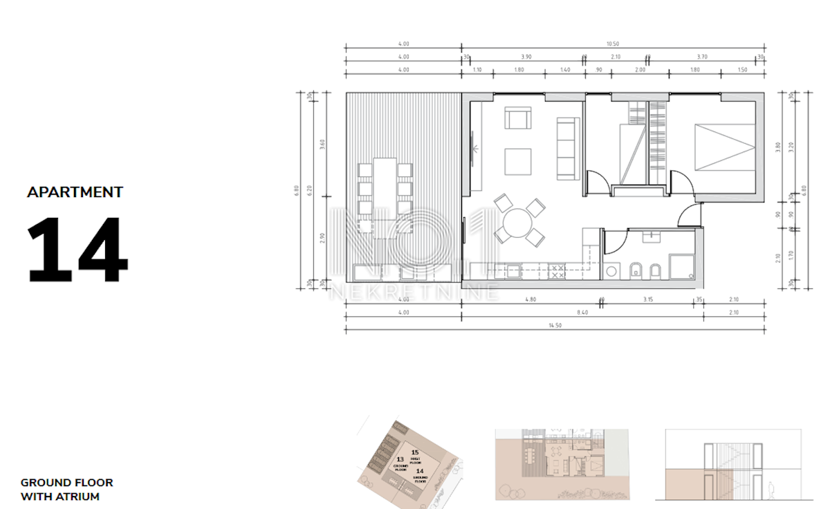 Appartamento Brtonigla, 80,55m2