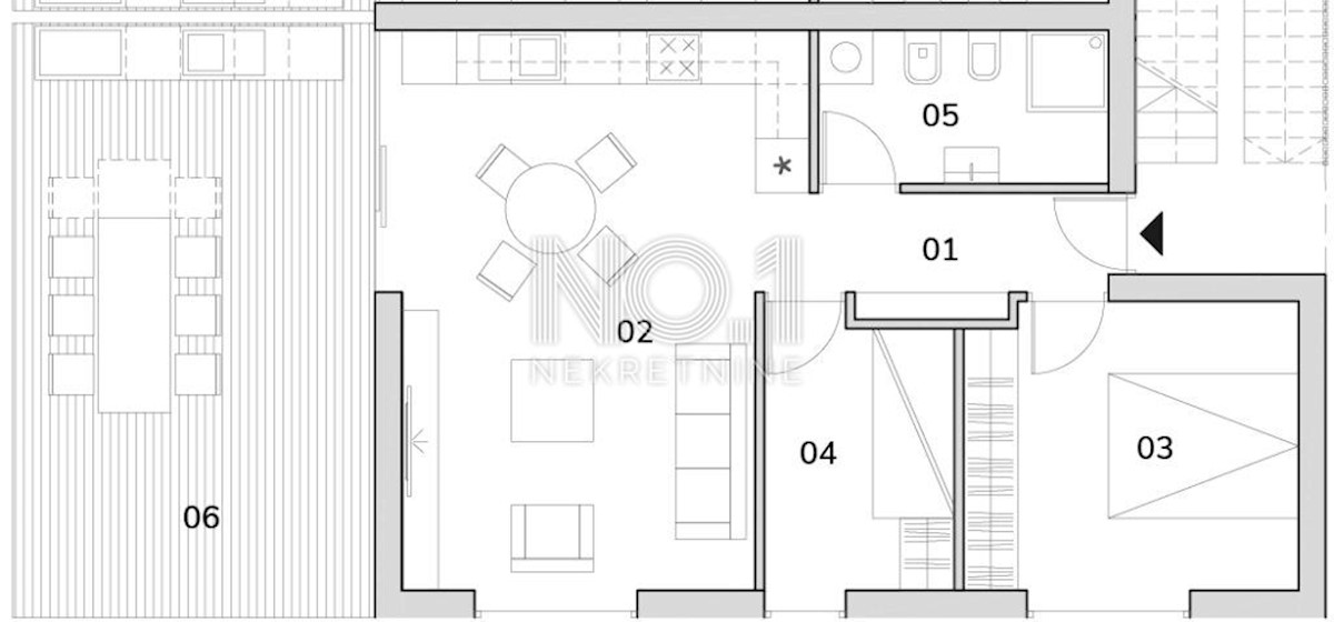 Appartamento Brtonigla, 80,55m2