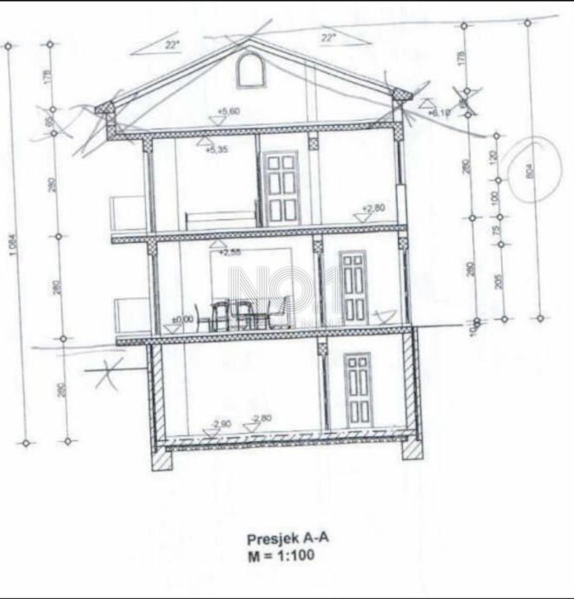 Oprić - terreno edificabile con vista sul mare