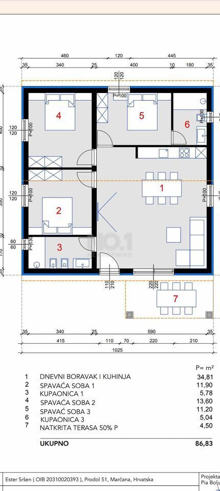 Čabrunići - terreno edificabile con permesso di costruire