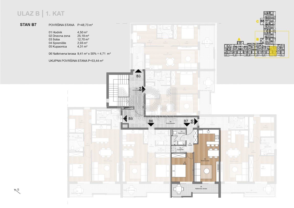 Appartamento Labin, 62,14m2