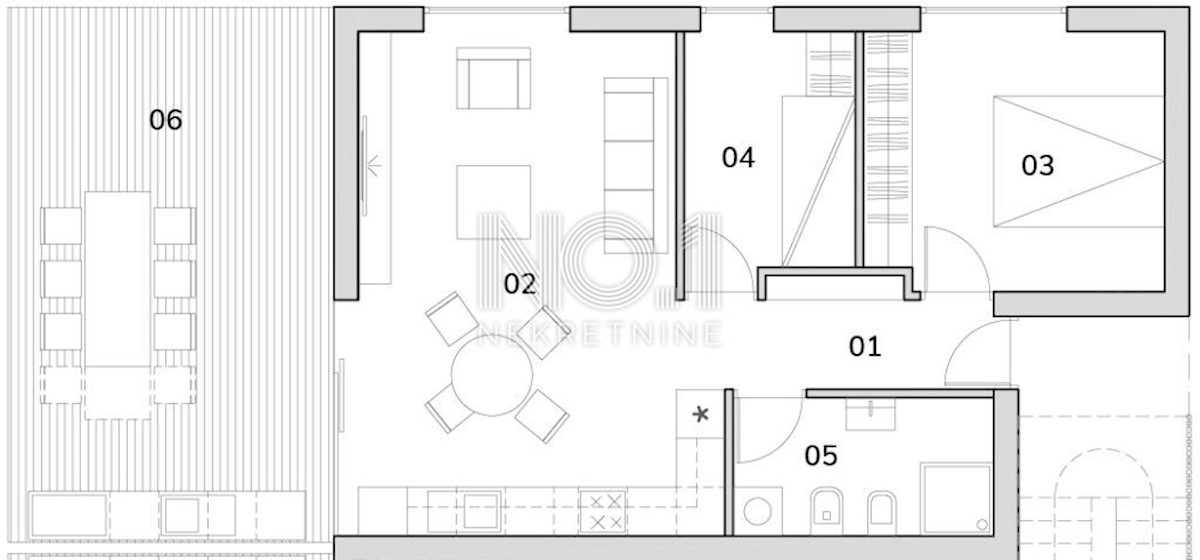 Appartamento Brtonigla, 80,55m2