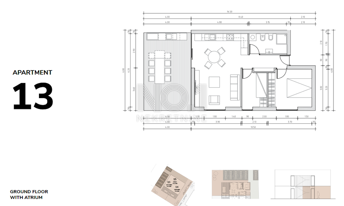 Appartamento Brtonigla, 80,55m2