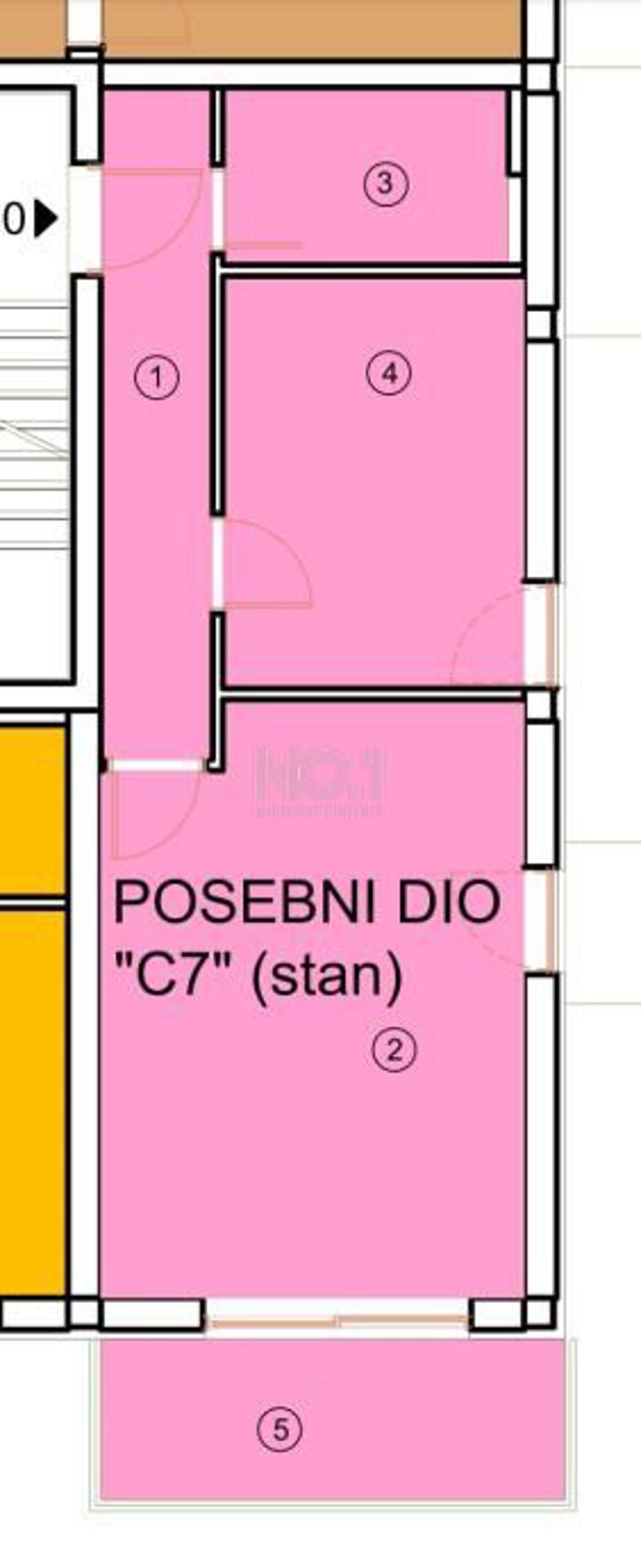 Appartamento Novigrad, 49,83m2