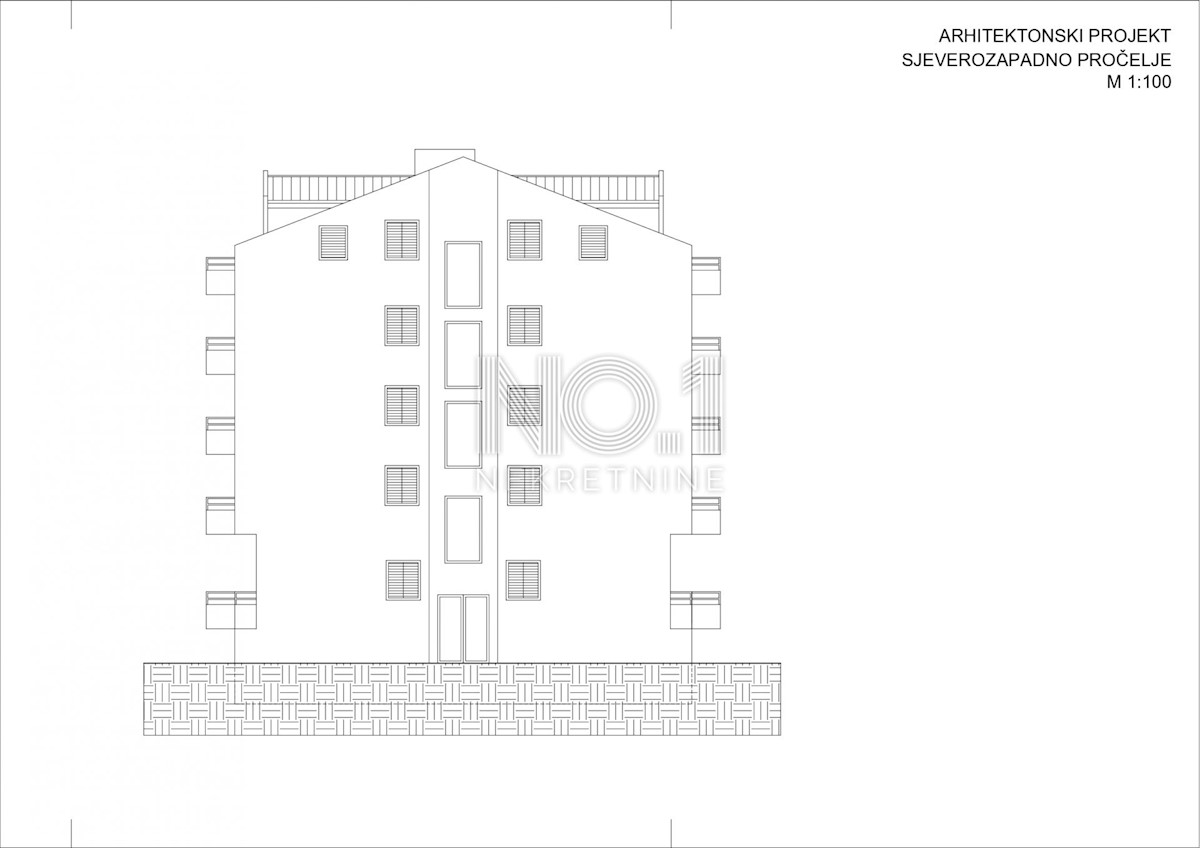 Appartamento Zamet, Rijeka, 65,09m2