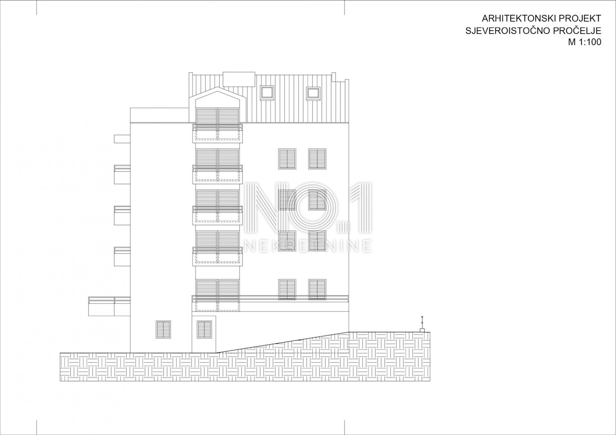 Appartamento Zamet, Rijeka, 65,09m2