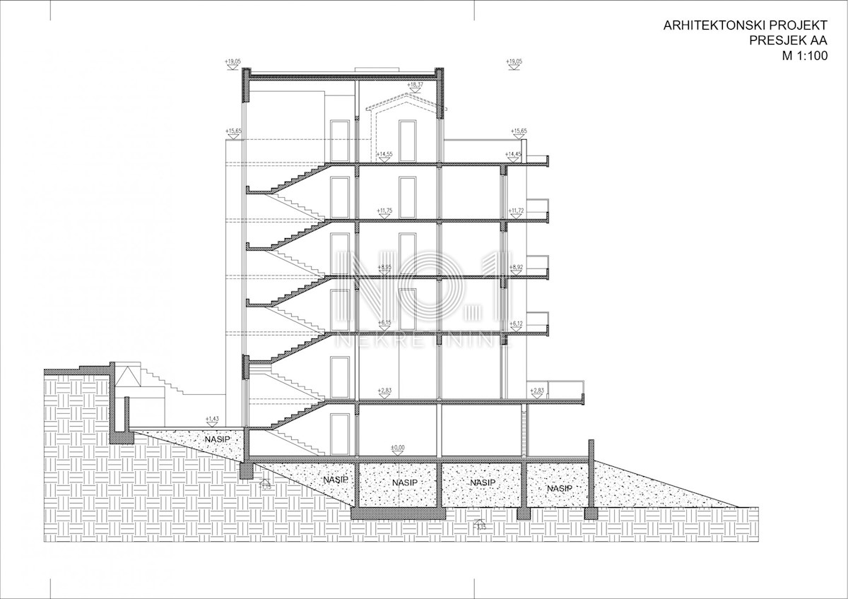 Appartamento Zamet, Rijeka, 65,09m2