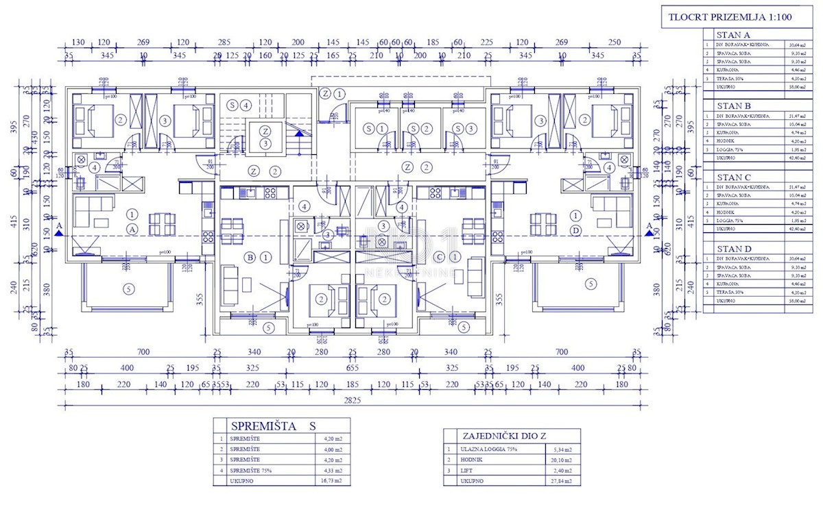 Appartamento Tar, Tar-Vabriga, 65,36m2