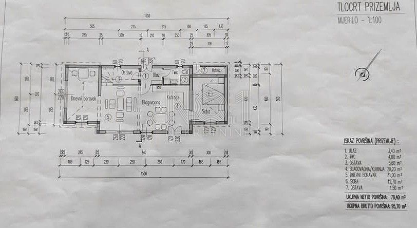 Tinjan, Žužići - vendita della casa in costruzione