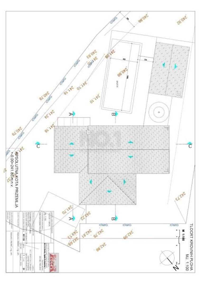 Smoljanci - villa con piscina in costruzione