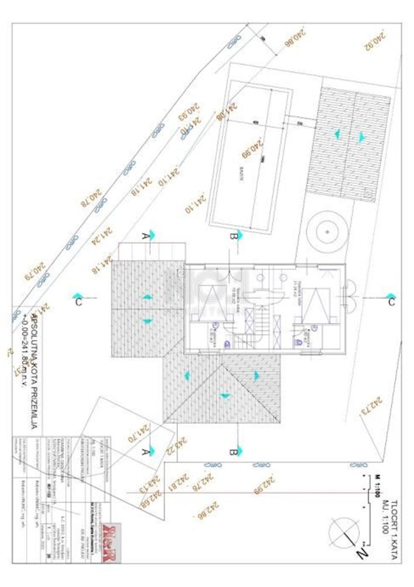 Smoljanci - villa con piscina in costruzione