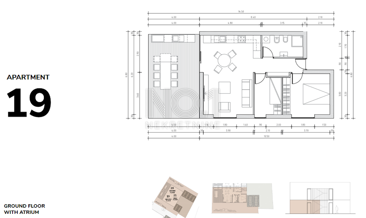 Appartamento Brtonigla, 80,55m2