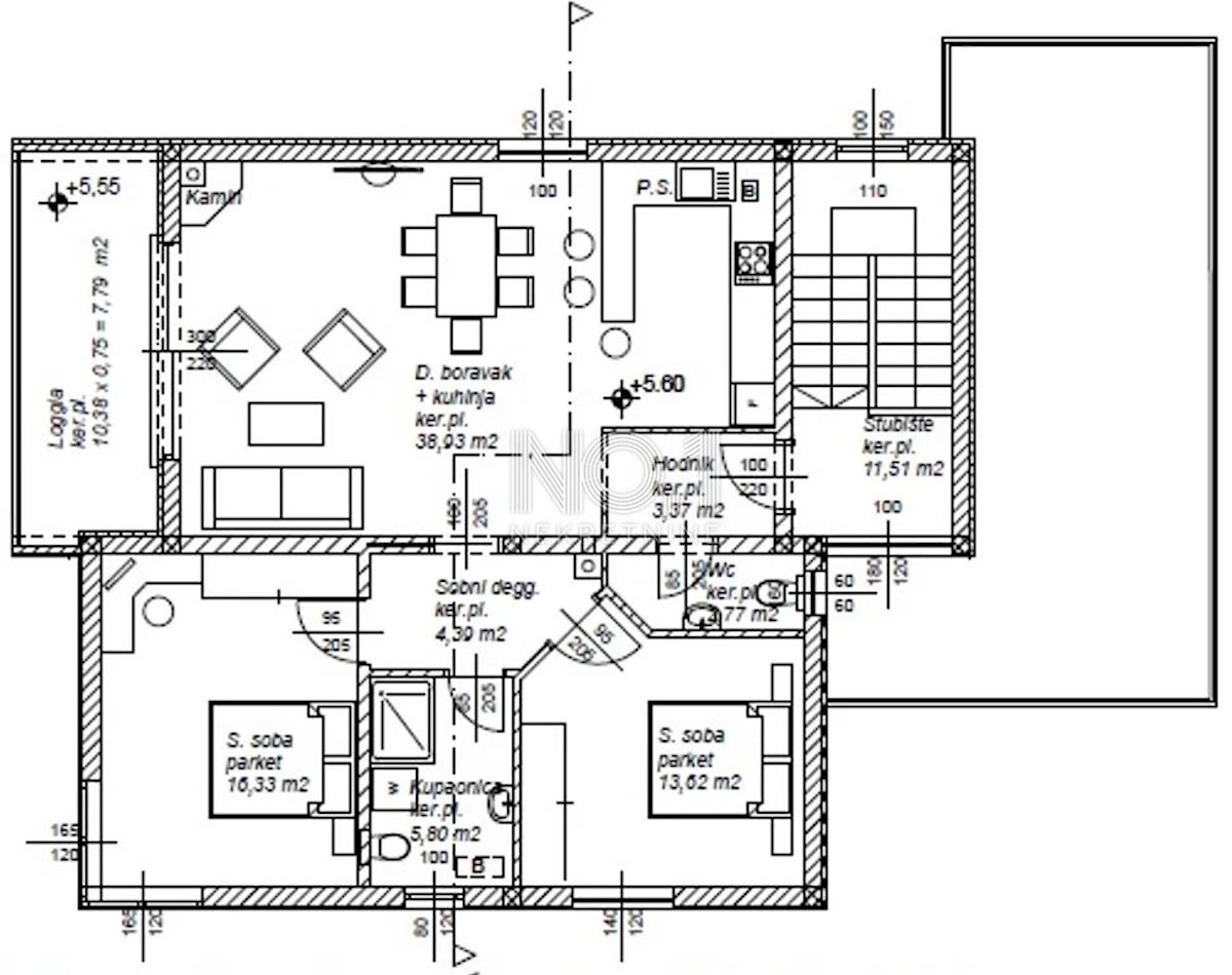 Appartamento Barbat na Rabu, Rab, 119,23m2