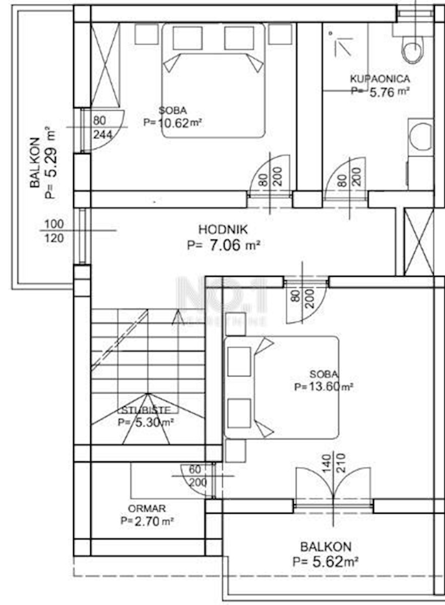 Appartamento Marinići, Viškovo, 131,08m2