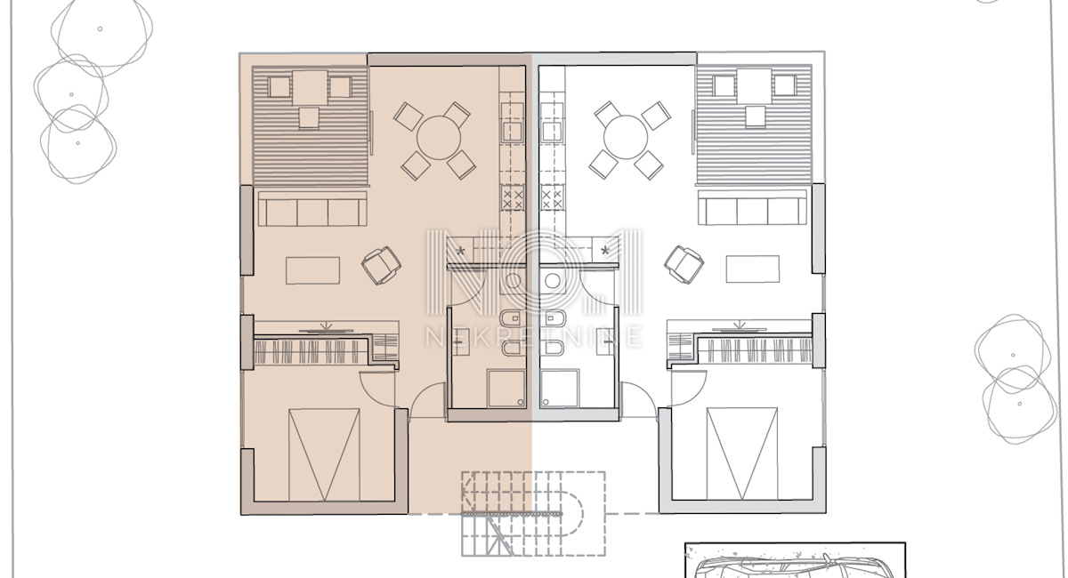 Appartamento Brtonigla, 53,80m2