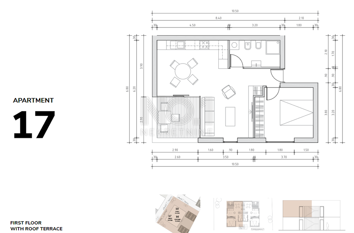 Appartamento Brtonigla, 53,80m2