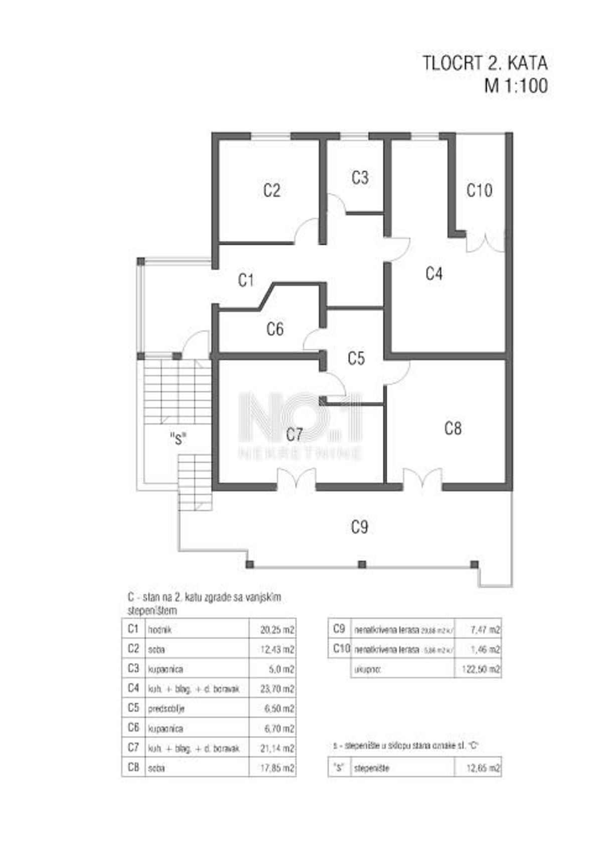 Rovigno - Spazioso bilocale con ampio terrazzo