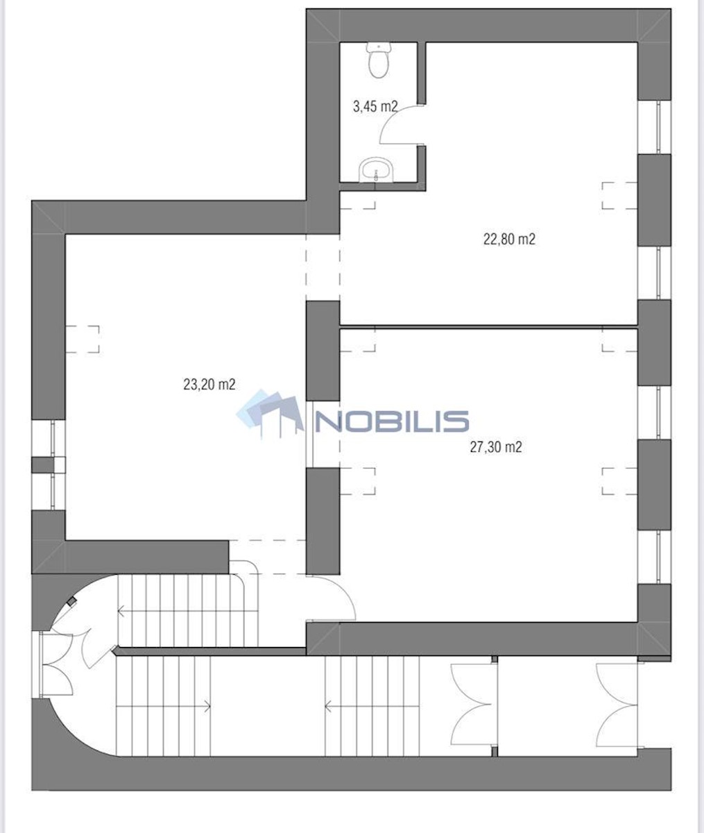 Commerciale Donji grad, Donji Grad, 211m2