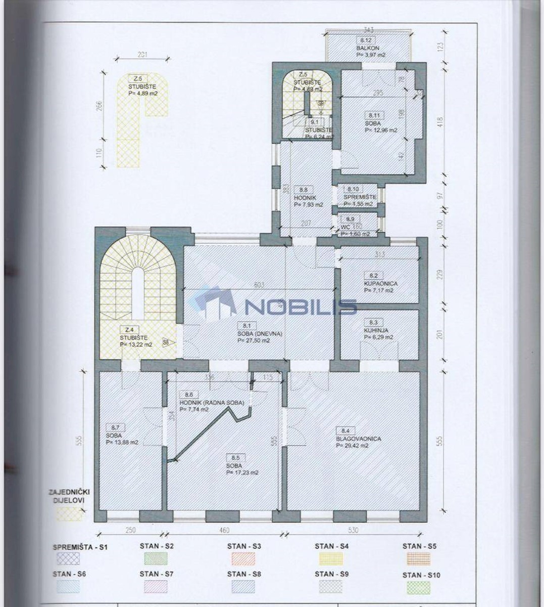 Commerciale Donji grad, Donji Grad, 211m2