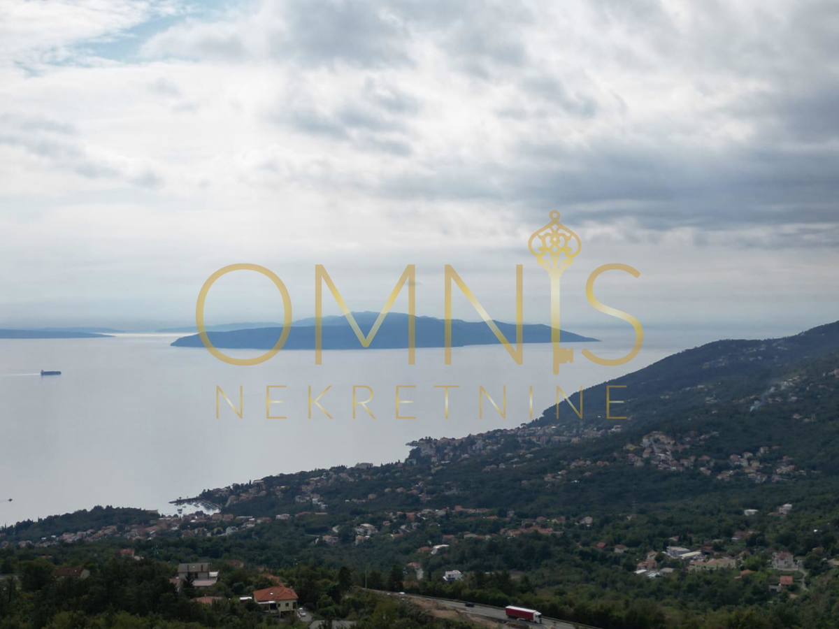 Veprinac – terreno edificabile con vista mare