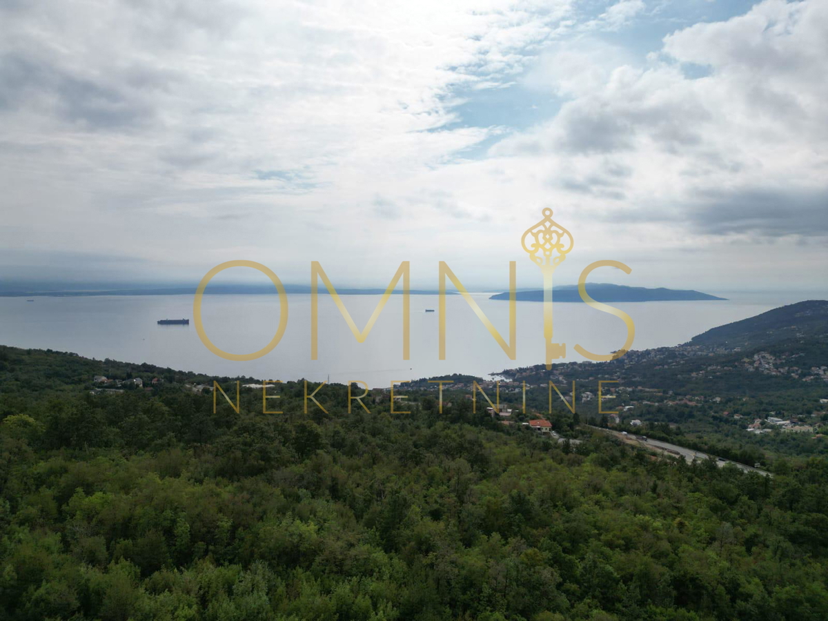 Veprinac – terreno edificabile con vista mare