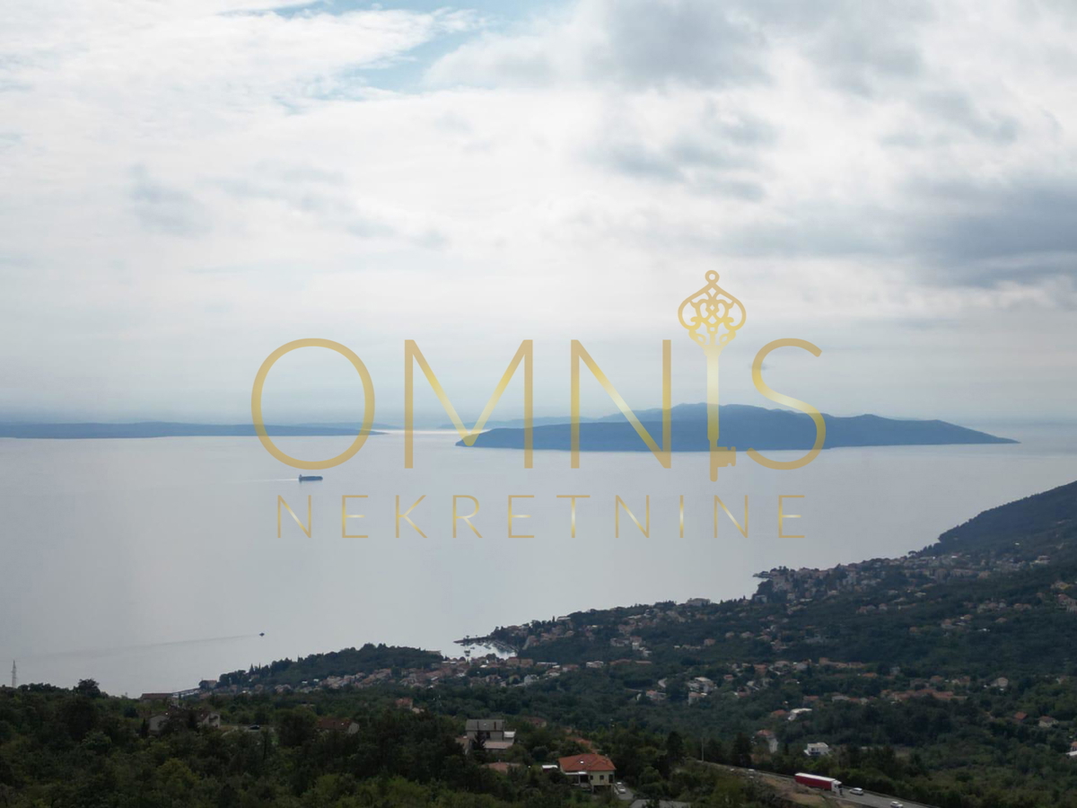 Veprinac – terreno edificabile con vista mare