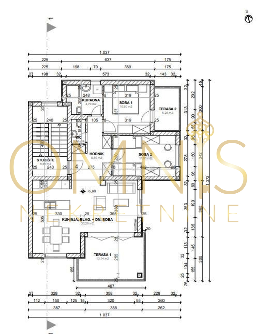 NUOVA COSTRUZIONE CON VISTA MARE – APPARTAMENTO 68 m², NJIVICE