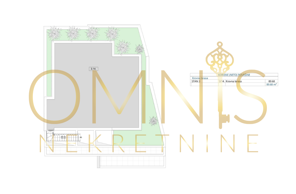 Krk, appartamento in villa, 134m2, vista mare, vendita!