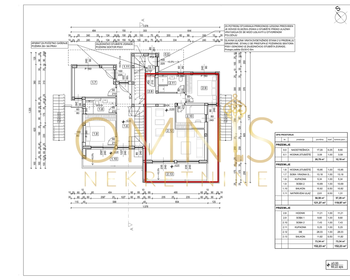 Appartamento di lusso con piscina e giardino – 152 m² + 200 m² di spazio esterno privato