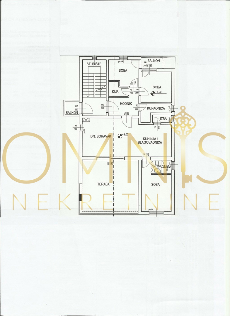 Città di Krk – Appartamento primo piano fronte mare, 1° piano, 100 m², nuova costruzione