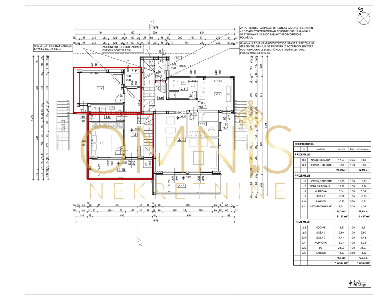 Appartamento di lusso su due piani con giardino e piscina – 120 m² di superficie abitabile + 200 m² di giardino privato