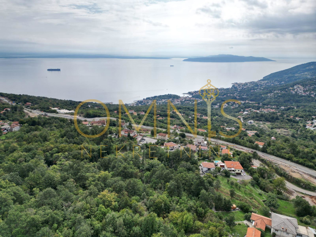 Veprinac – terreno edificabile con vista mare