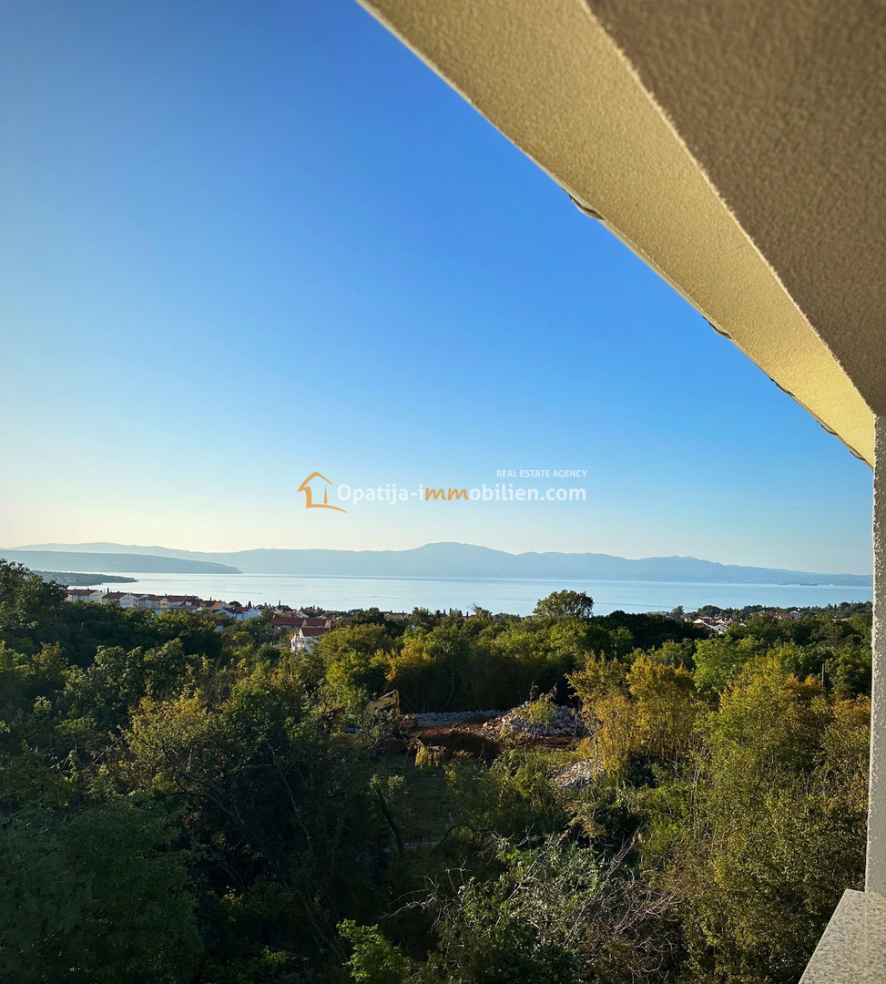 APPARTAMENTO 39 M2 IN NUOVA COSTRUZIONE CON VISTA MARE-MALINSKA-ISOLA DI KRK